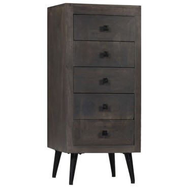 vidaXL Συρταριέρα 40x40x91cm από Μασίφ Ξύλο Μάνγκο 1 τεμ.
