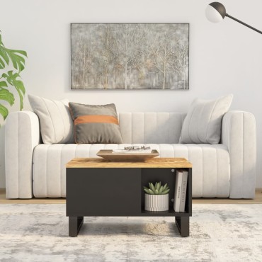 vidaXL Τραπεζάκι Σαλονιού 60x50x35cm από Μασίφ Ξύλο Μάνγκο 1 τεμ.