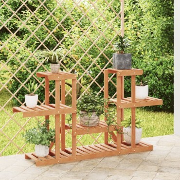 vidaXL Βάση Λουλουδιών 110 x 25 x 73 εκ. από Μασίφ Ξύλο Ελάτης