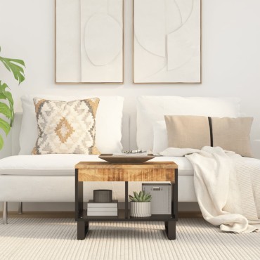 vidaXL Τραπεζάκι Σαλονιού 55x50x40cm από Μασίφ Ξύλο Μάνγκο 1 τεμ.
