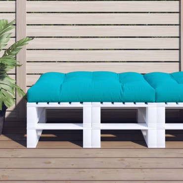 vidaXL Μαξιλάρι Παλέτας Τιρκουάζ 120x80x12cm Υφασμάτινο