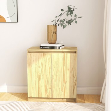 vidaXL Βοηθητικό Ντουλάπι 60x36x65cm από Μασίφ Ξύλο Πεύκου 1 τεμ.