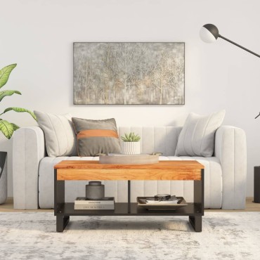 vidaXL Τραπεζάκι Σαλονιού 90x50x40cm από Μασίφ Ξύλο Ακακίας 1 τεμ.
