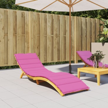 vidaXL Μαξιλάρι Ξαπλώστρας Ροζ από Ύφασμα Oxford 200x60x4cm