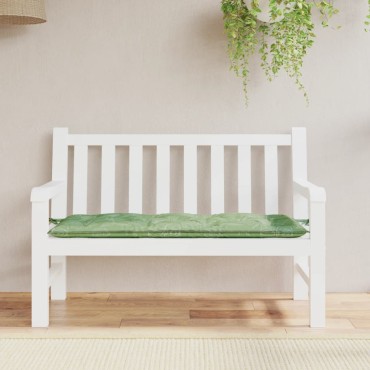 vidaXL Μαξιλάρι Πάγκου Κήπου Σχέδιο Φύλλων 120x50x7cm Υφασμάτινο