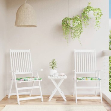 vidaXL Μαξιλάρια Καρέκλας 2 τεμ. Πολύχρωμα 50x50x4cm Υφασμάτινα