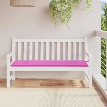 vidaXL Μαξιλάρι Πάγκου Κήπου Ροζ 150x50x4cm Ύφασμα Oxford