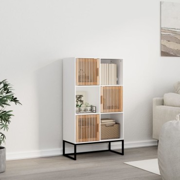 vidaXL Ντουλάπι Λευκό 70x35x125cm από Επεξεργασμένο Ξύλο 1 τεμ.