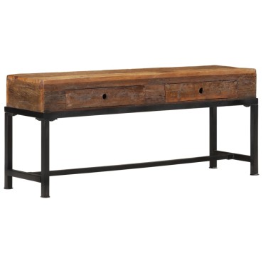 vidaXL Έπιπλο Τηλεόρασης 110x30x46cm από Μασίφ Ανακυκλωμένο Ξύλο