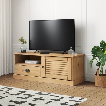 vidaXL Έπιπλο Τηλεόρασης VIGO 106x40x40cm από Μασίφ Ξύλο Πεύκου