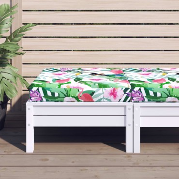 vidaXL Μαξιλάρι Παλέτας Πολύχρωμο 60x60x8cm Ύφασμα Oxford