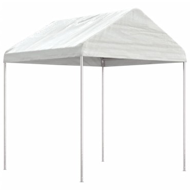 vidaXL Κιόσκι με Τέντα Λευκό 2,28 x 2,23 x 2,69 μ. από Πολυαιθυλένιο