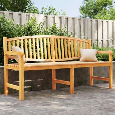 vidaXL Παγκάκι Κήπου 179,5x60x90cm από Μασίφ Ξύλο Teak 1 τεμ.