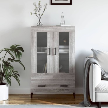 vidaXL Ντουλάπα Γκρι Sonoma 69,5x31x115cm από Επεξεργασμένο Ξύλο 1 τεμ.