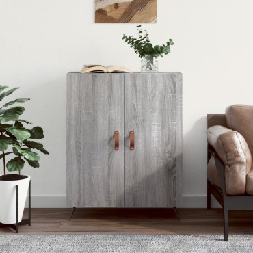 vidaXL Ντουλάπι Γκρι Sonoma 69,5x34x90cm από Επεξεργασμένο Ξύλο 1 τεμ.