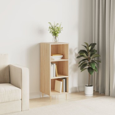 vidaXL Ντουλάπι Sonoma Δρυς 34,5x32,5x90cm από Επεξεργασμένο Ξύλο 1 τεμ.