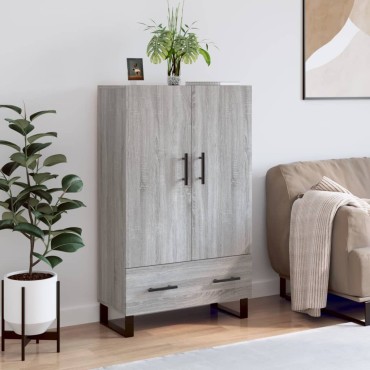 vidaXL Ντουλάπα Γκρι Sonoma 69,5x31x115cm από Επεξεργασμένο Ξύλο 1 τεμ.