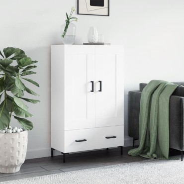 vidaXL Ντουλάπα Λευκή 69,5x31x115cm από Επεξεργασμένο Ξύλο 1 τεμ.