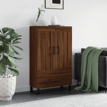 vidaXL Ντουλάπα Καφέ Δρυς 69,5x31x115cm από Επεξεργασμένο Ξύλο 1 τεμ.