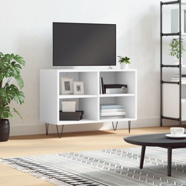 vidaXL Έπιπλο Τηλεόρασης Λευκό 69,5x30x50cm από Επεξεργασμένο Ξύλο