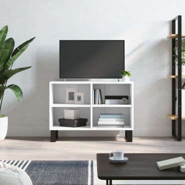 vidaXL Έπιπλο Τηλεόρασης Λευκό 69,5x30x50cm από Επεξεργασμένο Ξύλο