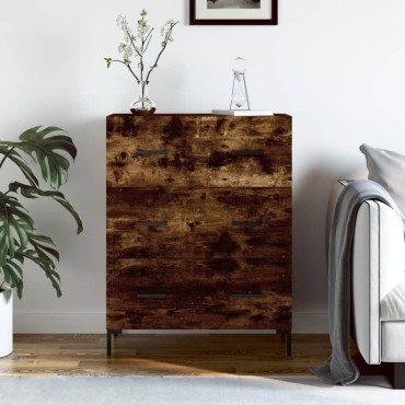 vidaXL Ντουλάπι Καπνιστή Δρυς 69,5x34x90cm Επεξεργασμένο Ξύλο 1 τεμ.