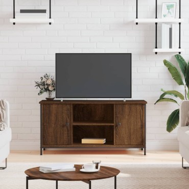 vidaXL Έπιπλο Τηλεόρασης Καφέ Δρυς 100x40x50cm Επεξεργασμένο Ξύλο