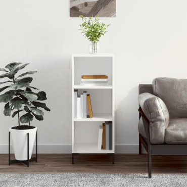 vidaXL Ντουλάπι Λευκό 34,5x32,5x90cm Επεξεργασμένο Ξύλο 1 τεμ.