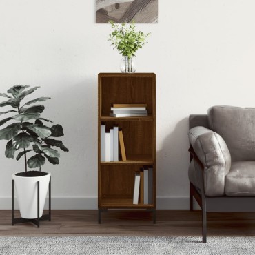 vidaXL Ντουλάπι Καφέ Δρυς 34,5x32,5x90cm Επεξεργασμένο Ξύλο 1 τεμ.