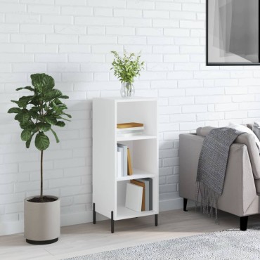 vidaXL Ντουλάπι Λευκό 34,5x32,5x90cm Επεξεργασμένο Ξύλο 1 τεμ.