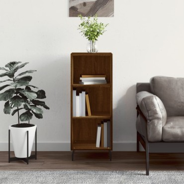 vidaXL Ντουλάπι Καφέ Δρυς 34,5x32,5x90cm Επεξεργασμένο Ξύλο 1 τεμ.