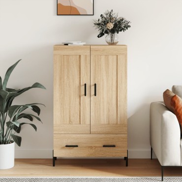 vidaXL Ντουλάπα Sonoma Δρυς 69,5x31x115cm από Επεξεργασμένο Ξύλο 1 τεμ.