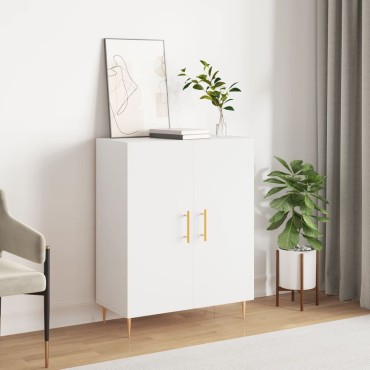 vidaXL Ντουλάπι Λευκό 69,5x34x90cm από Επεξεργασμένο Ξύλο 1 τεμ.