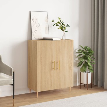 vidaXL Ντουλάπι Sonoma Δρυς 69,5x34x90cm από Επεξεργασμένο Ξύλο 1 τεμ.