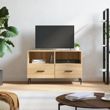 vidaXL Έπιπλο Τηλεόρασης Sonoma Δρυς 80x36x50cm Επεξεργασμένο Ξύλο