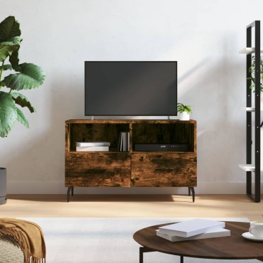 vidaXL Έπιπλο Τηλεόρασης Καπνιστή Δρυς 80x36x50cm Επεξ. Ξύλο