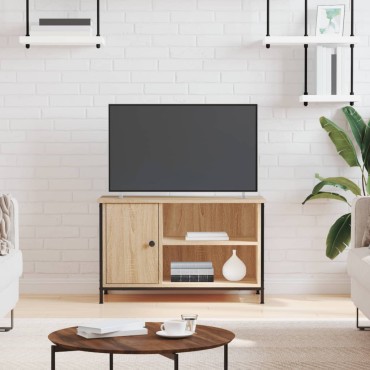 vidaXL Έπιπλο Τηλεόρασης Sonoma Δρυς 80x40x50cm Επεξεργασμένο Ξύλο