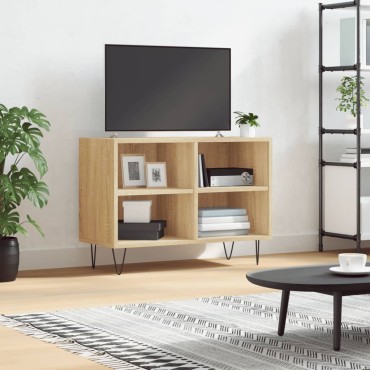 vidaXL Έπιπλο Τηλεόρασης Sonoma Δρυς 69,5x30x50cm Επεξεργασμένο Ξύλο