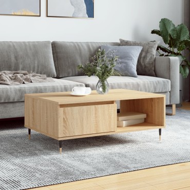 vidaXL Τραπεζάκι Σαλονιού Sonoma Δρυς 90x60x35cm Επεξεργασμένο Ξύλο 1 τεμ.