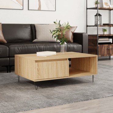 vidaXL Τραπεζάκι Σαλονιού Sonoma Δρυς 90x60x35cm Επεξεργασμένο Ξύλο 1 τεμ.
