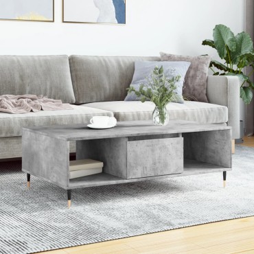 vidaXL Τραπεζάκι Σαλονιού Γκρι Σκυρ. 104x60x35cm Επεξεργασμένο Ξύλο 1 τεμ.