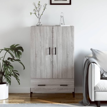 vidaXL Ντουλάπα Γκρι Sonoma 69,5x31x115cm από Επεξεργασμένο Ξύλο 1 τεμ.