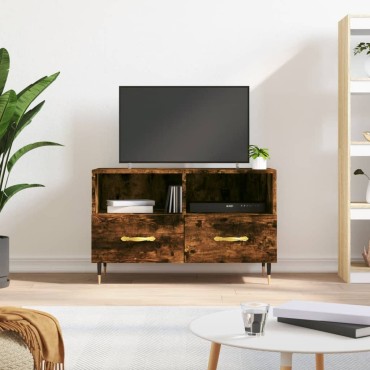 vidaXL Έπιπλο Τηλεόρασης Καπνιστή Δρυς 80x36x50cm Επεξ. Ξύλο