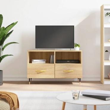 vidaXL Έπιπλο Τηλεόρασης Sonoma Δρυς 80x36x50cm Επεξεργασμένο Ξύλο