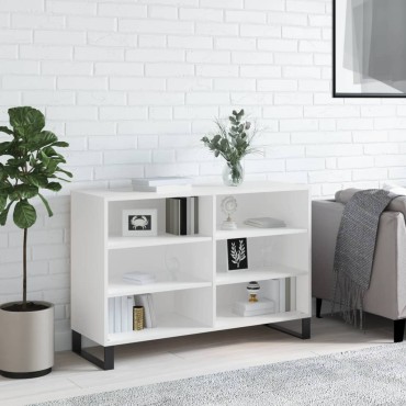 vidaXL Ραφιέρα Λευκή 103,5x35x70cm από Επεξεργασμένο Ξύλο 1 τεμ.