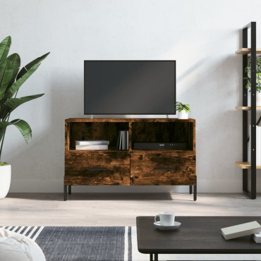 vidaXL Έπιπλο Τηλεόρασης Καπνιστή Δρυς 80x36x50cm Επεξ. Ξύλο