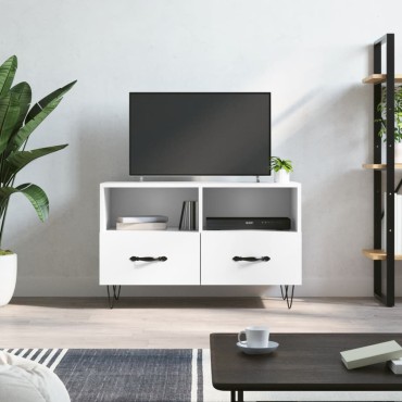 vidaXL Έπιπλο Τηλεόρασης Λευκό 80x36x50cm από Επεξεργασμένο Ξύλο