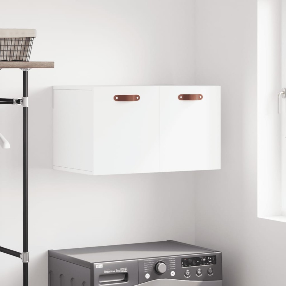 vidaXL Ντουλάπι Τοίχου Λευκό 60x36,5x35cm από Επεξεργασμένο Ξύλο 1 τεμ.