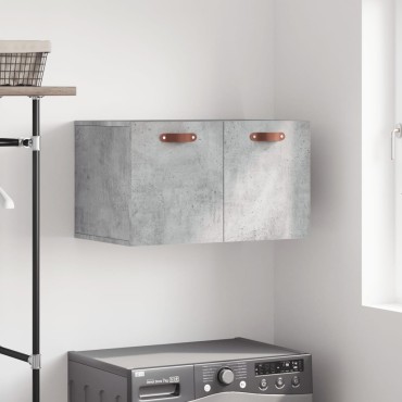 vidaXL Ντουλάπι Τοίχου Γκρι Σκυρ. 60x36,5x35cm Επεξεργασμένο Ξύλο 1 τεμ.