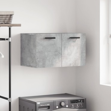 vidaXL Ντουλάπι Τοίχου Γκρι Σκυρ. 60x36,5x35cm Επεξεργασμένο Ξύλο 1 τεμ.